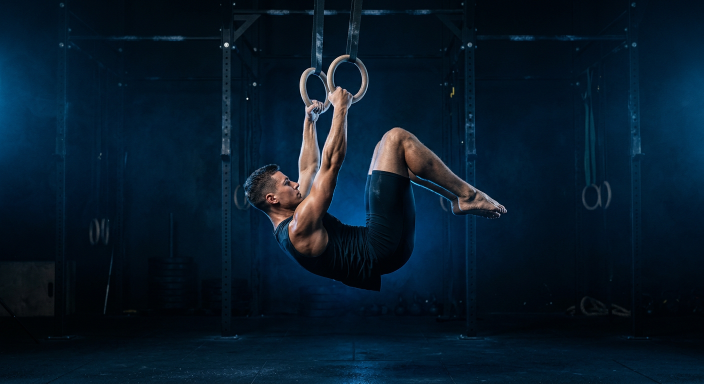 Athlete performing Skin the Cat
